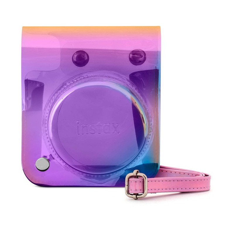 Fujifilm Funda Instax Mini 12 Irisada | Protección con acabado iridiscente para cámara instantánea