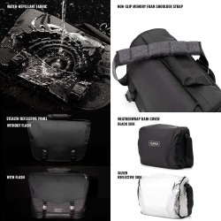 Tenba Bolsa de Hombro Messenger DNA 13 Negra | Bolsa fotográfica messenger mediana
