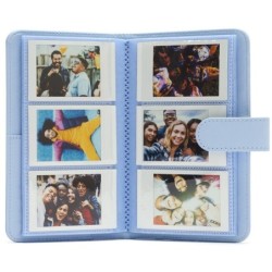 Fujifilm Álbum Instax Mini 12 Azul | Álbum protector y organizador para fotos instantáneas