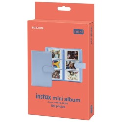 Fujifilm Álbum Instax Mini 12 Azul | Álbum protector y organizador para fotos instantáneas