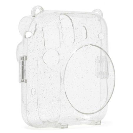 Fujifilm Funda Instax Mini 12 con Purpurina | Protección brillante y colorida para cámara instantánea