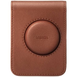 Fujifilm Funda Instax Mini Evo Marrón | Protección elegante para cámara instantánea