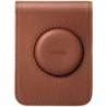 Fujifilm Funda Instax Mini Evo Marrón | Protección elegante para cámara instantánea