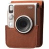 Fujifilm Funda Instax Mini Evo Marrón | Protección elegante para cámara instantánea