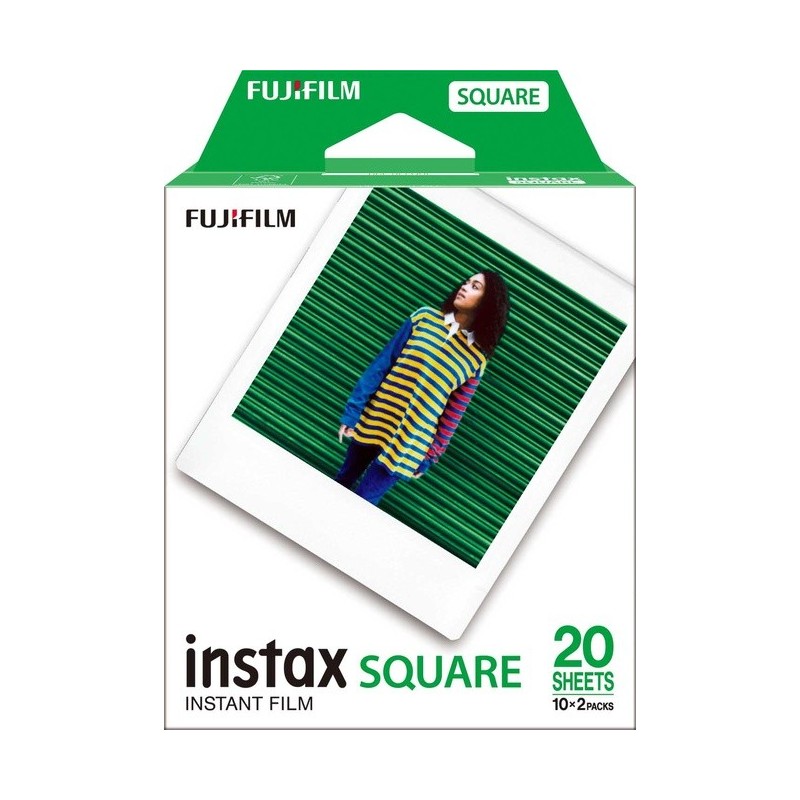 Fujifilm Película Instax Square Bipack | Pack doble de película instantánea formato cuadrado