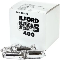 ILFORD HP5 Plus 135-36 | Pack de 50 rollos de película blanco y negro ISO 400 versátil y de alto rendimiento