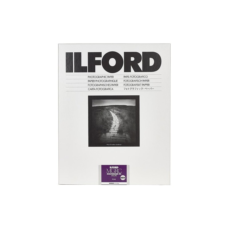 Ilford MGRC Multigrade RC Deluxe Pearl | Papel fotográfico 24x30.5cm (10 hojas)