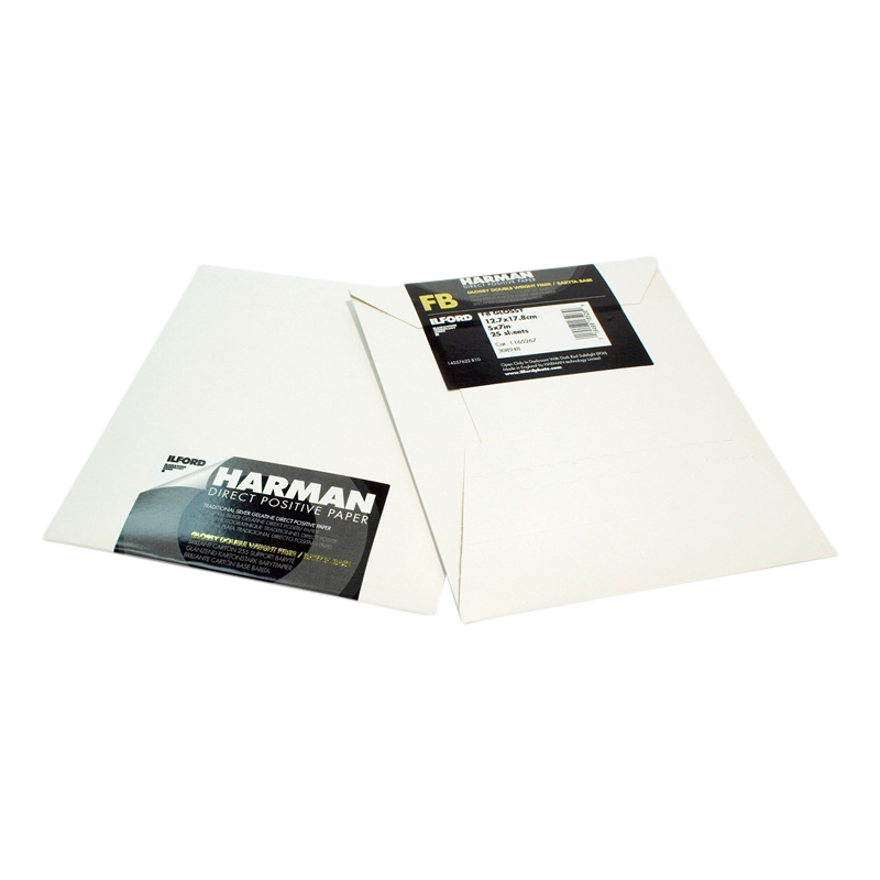 Ilford Direct Positive FB 1K | Papel fotográfico directo positivo 10.2x12.7cm (25 hojas)