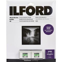 Ilford MGRC Deluxe Pearl + HP5 Plus | Pack con papel fotográfico perlado 20.3x25.4cm y 2 carretes HP5 Plus