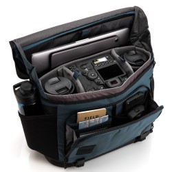 Tenba Bolsa de Hombro Messenger DNA 16 DSLR Azul | Bolsa messenger espaciosa para cámaras DSLR y portátil