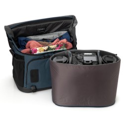 Tenba Bolsa de Hombro Messenger DNA 16 DSLR Azul | Bolsa messenger espaciosa para cámaras DSLR y portátil