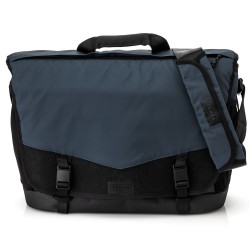 Tenba Bolsa de Hombro Messenger DNA 16 DSLR Azul | Bolsa messenger espaciosa para cámaras DSLR y portátil