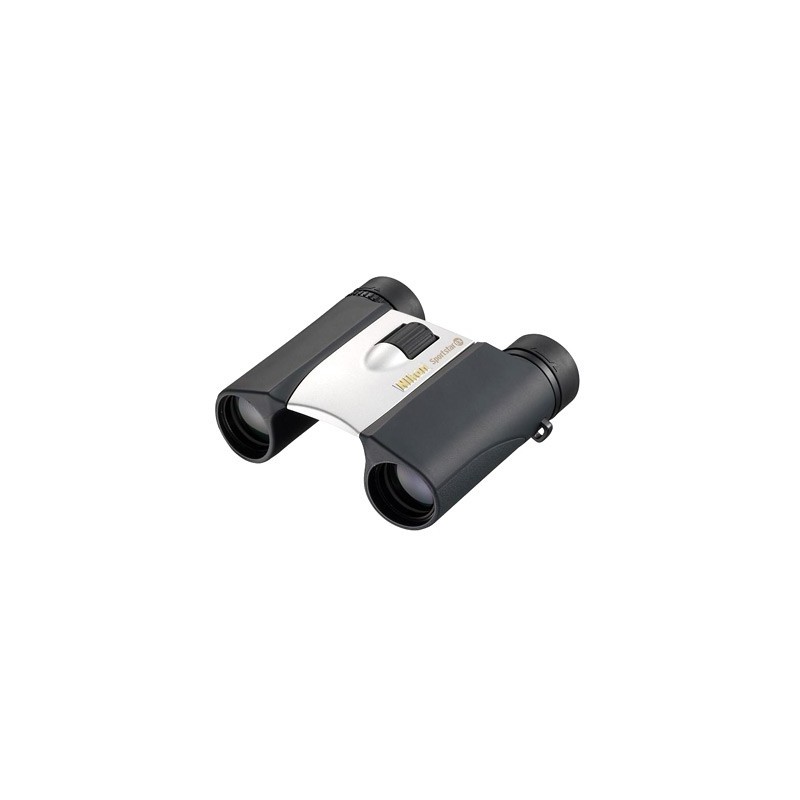 Nikon Prismáticos Sportstar EX 10×25 Plata | Compactos y resistentes con aumento fijo