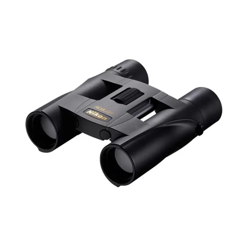 Nikon Prismáticos Aculon A30 10×25 Negro | Aumento mejorado en formato compacto
