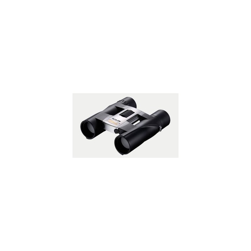 Nikon Prismáticos Aculon A30 10×25 Plata | Compactos con estilo y aumento reforzado