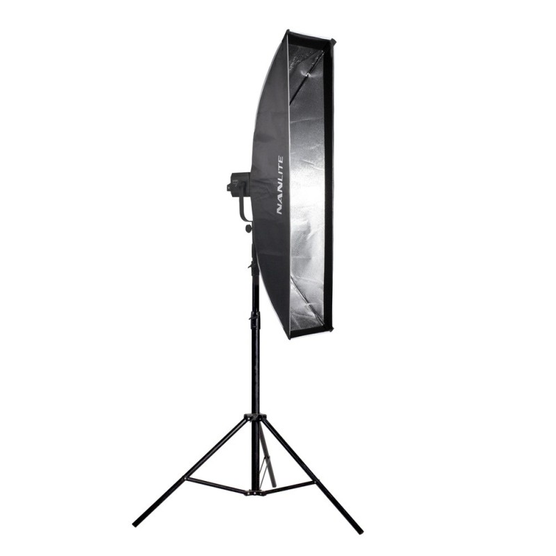 Nanlite Caja de Luz en Banda 30x140cm Bowens | softbox en banda | caja luz alargada | softbox longitudinal retrato moda
