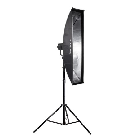 Nanlite Caja de Luz en Banda 30x140cm Bowens | softbox en banda | caja luz alargada | softbox longitudinal retrato moda