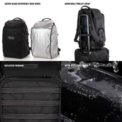 Tenba Mochila Axis V2 24L Negra | Mochila fotográfica profesional de gran capacidad