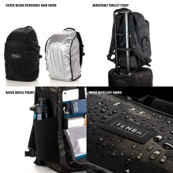 Tenba Mochila Axis V2 16L Camo Multicam BK | Mochila fotográfica táctica con diseño militar