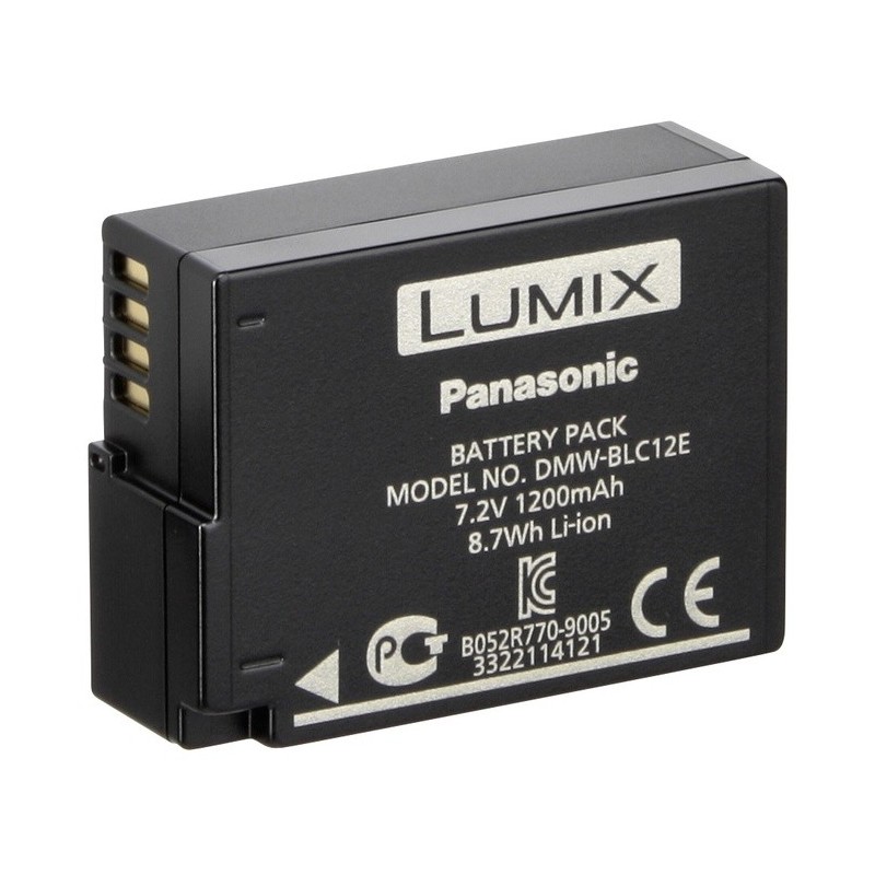 Panasonic DMW‑BLC12E | Batería recargable original