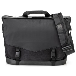 Tenba Bolsa de Hombro Messenger DNA 16 DSLR Negra | Bolsa messenger amplia para cámaras DSLR y portátil