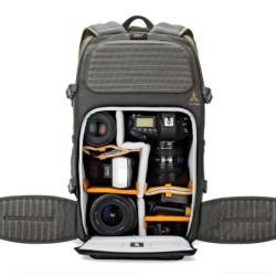 LOWERPRO Flipside Trek BP 450 AW Gris | Mochila grande para fotógrafos de exteriores