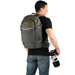 LOWERPRO Flipside Trek BP 450 AW Gris | Mochila grande para fotógrafos de exteriores