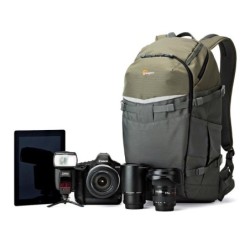 LOWERPRO Flipside Trek BP 450 AW Gris | Mochila grande para fotógrafos de exteriores