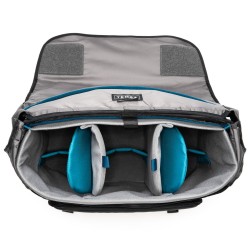 Tenba Bolsa de Hombro Messenger DNA 16 DSLR Negra | Bolsa messenger amplia para cámaras DSLR y portátil