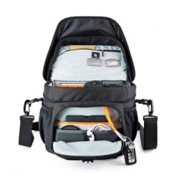 LOWERPRO Nova 180 AW II Negro | Bolsa de gran capacidad para fotografía profesional