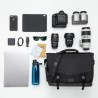 Tenba Bolsa de Hombro Messenger DNA 16 DSLR Negra | Bolsa messenger amplia para cámaras DSLR y portátil