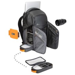 LOWERPRO Freeline BP 350 AW Negro | Mochila urbana premium para fotografía híbrida