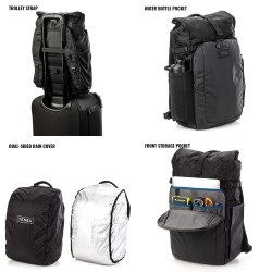 Tenba Mochila Fulton V2 14L Negra | Mochila fotográfica compacta y versátil