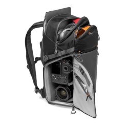 LOWERPRO Active BP 300 AW Negro/Gris | Mochila ergonómica para fotografía activa