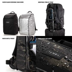 Tenba Mochila Axis V2 32L Camo Multicam BK | Mochila fotográfica táctica de gran capacidad