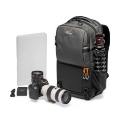 LOWERPRO Fastpack BP 250 AW III Gris | Mochila fotográfica híbrida para viajes y trabajo