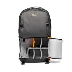 LOWERPRO Fastpack BP 250 AW III Gris | Mochila fotográfica híbrida para viajes y trabajo