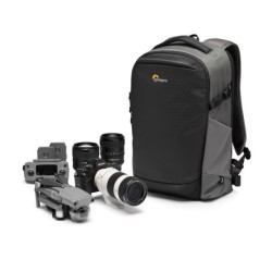 LOWERPRO Flipside 300 AW III Negro/Gris | Mochila fotográfica de acceso trasero y diseño bicolor