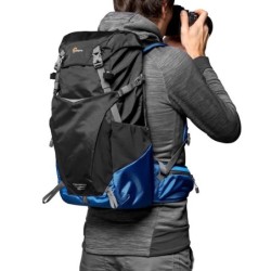 LOWERPRO Photo Sport BP 24L AW II Azul | Mochila ultraligera para fotografía deportiva y de aventura