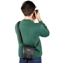 LOWERPRO Adventura SH 120 III Negro | Funda de hombro para cámara DSLR pequeña o sin espejo