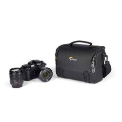 LOWERPRO Adventura SH 160 III Negro | Bolsa de hombro mediana para cámaras DSLR y accesorios