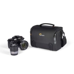 LOWERPRO Adventura SH 140 III Negro | Bolsa de hombro para cámaras DSLR medianas y accesorios