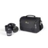 LOWERPRO Adventura SH 140 III Negro | Bolsa de hombro para cámaras DSLR medianas y accesorios