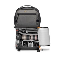 LOWERPRO Fastpack PRO BP 250 AW III Gris | Mochila híbrida profesional para fotografía y tecnología