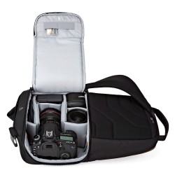 LOWEPRO Slingshot Edge 250 AW Negro | Mochila tipo sling para cámaras DSLR y drones compactos
