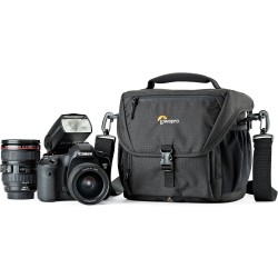 LOWERPRO Nova 170 AW II Negro | Bolsa de hombro con gran capacidad para fotografía