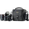 LOWERPRO Nova 170 AW II Negro | Bolsa de hombro con gran capacidad para fotografía
