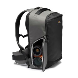 LOWERPRO Flipside 400 AW III Negro/Gris | Mochila profesional de gran capacidad con acceso trasero