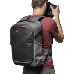 LOWERPRO Flipside 400 AW III Negro/Gris | Mochila profesional de gran capacidad con acceso trasero