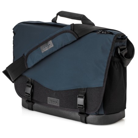 Tenba Bolsa de Hombro Messenger DNA 16 Slim Azul | Bolsa messenger delgada para cámara y portátil